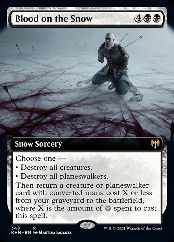 Blood on the Snow (Extended Art) [Kaldheim] | Devastation Store