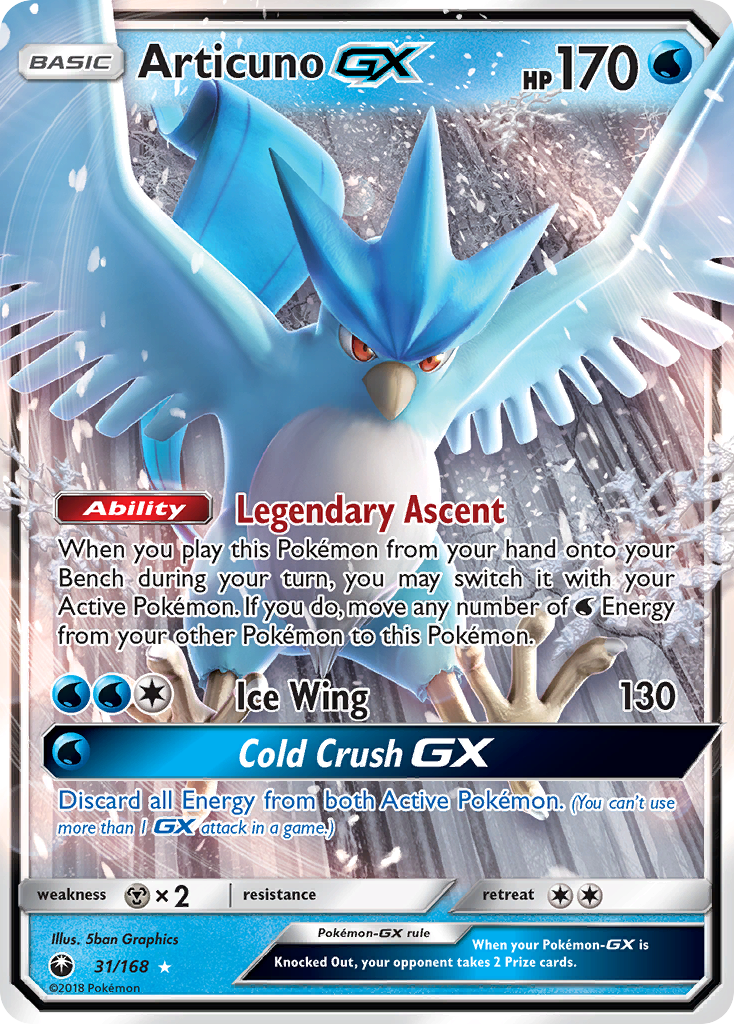 Articuno GX (31/168) [Sun & Moon: Celestial Storm] | Devastation Store