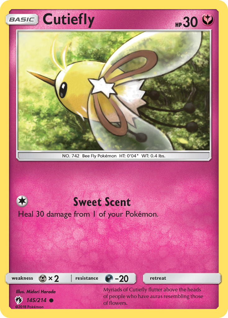 Cutiefly (145/214) [Sun & Moon: Lost Thunder] | Devastation Store