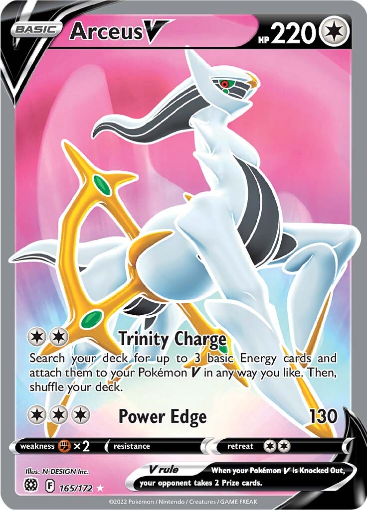 Arceus V (165/172) [Sword & Shield: Brilliant Stars] | Devastation Store