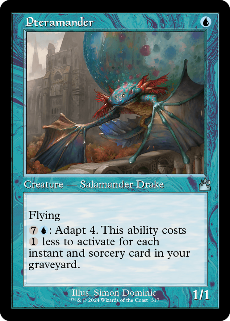 Pteramander (Retro Frame) [Ravnica Remastered] | Devastation Store