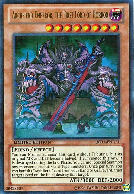 Archfiend Emperor, the First Lord of Horror [JOTL-ENDE1] Ultra Rare | Devastation Store
