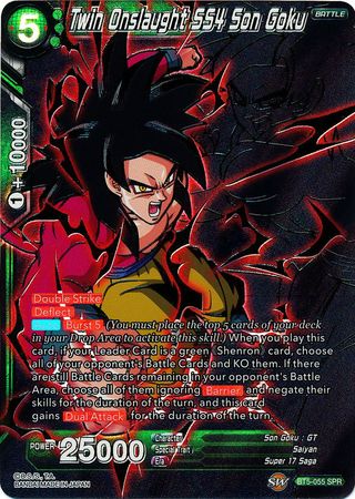 Twin Onslaught SS4 Son Goku (SPR) (BT5-055) [Miraculous Revival] | Devastation Store