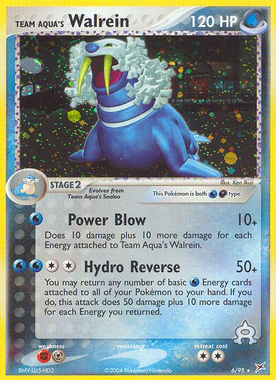 Team Aqua's Walrein (6/95) [EX: Team Magma vs Team Aqua] | Devastation Store