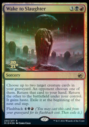 Wake to Slaughter [Innistrad: Midnight Hunt Prerelease Promos] | Devastation Store