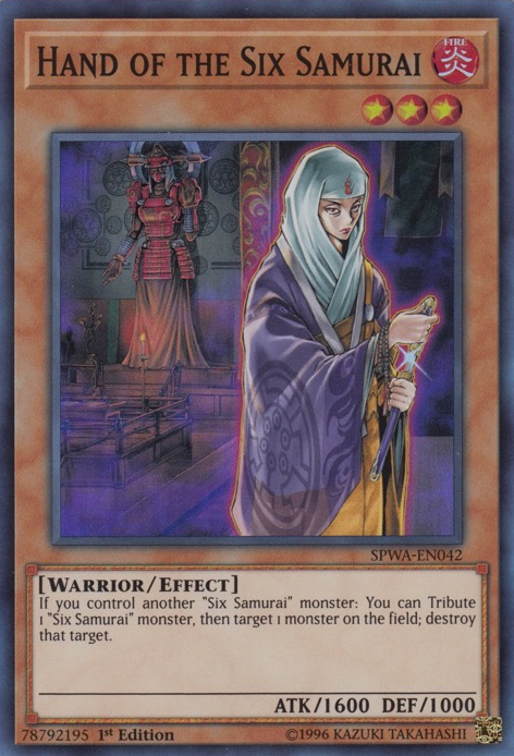 Hand of the Six Samurai [SPWA-EN042] Super Rare | Devastation Store