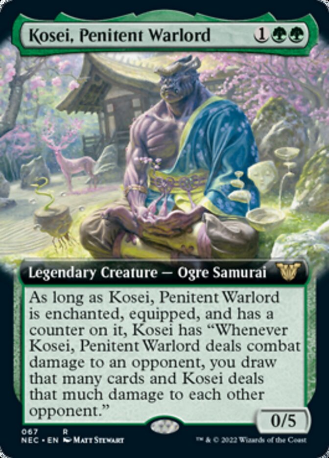 Kosei, Penitent Warlord (Extended) [Kamigawa: Neon Dynasty Commander] | Devastation Store