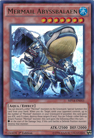 Mermail Abyssbalaen [MP14-EN055] Ultra Rare | Devastation Store