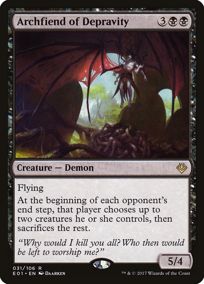 Archfiend of Depravity [Archenemy: Nicol Bolas] - Devastation Store | Devastation Store