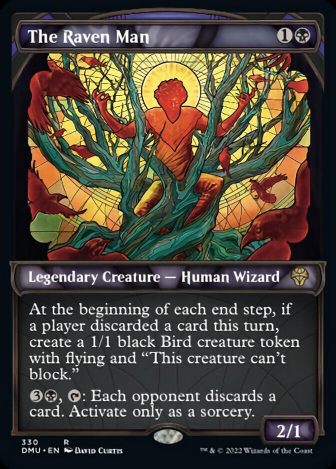 The Raven Man (Showcase Textured) [Dominaria United] | Devastation Store