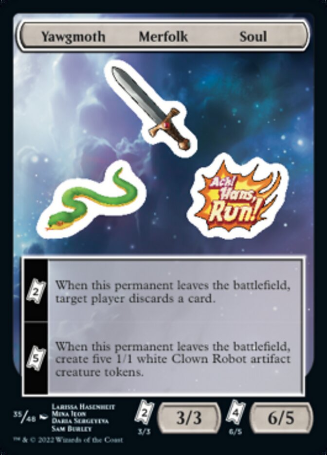 Yawgmoth Merfolk Soul [Unfinity Stickers] | Devastation Store