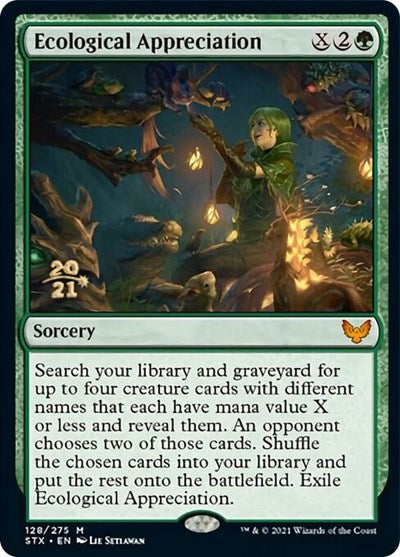Ecological Appreciation [Strixhaven: School of Mages Prerelease Promos] | Devastation Store
