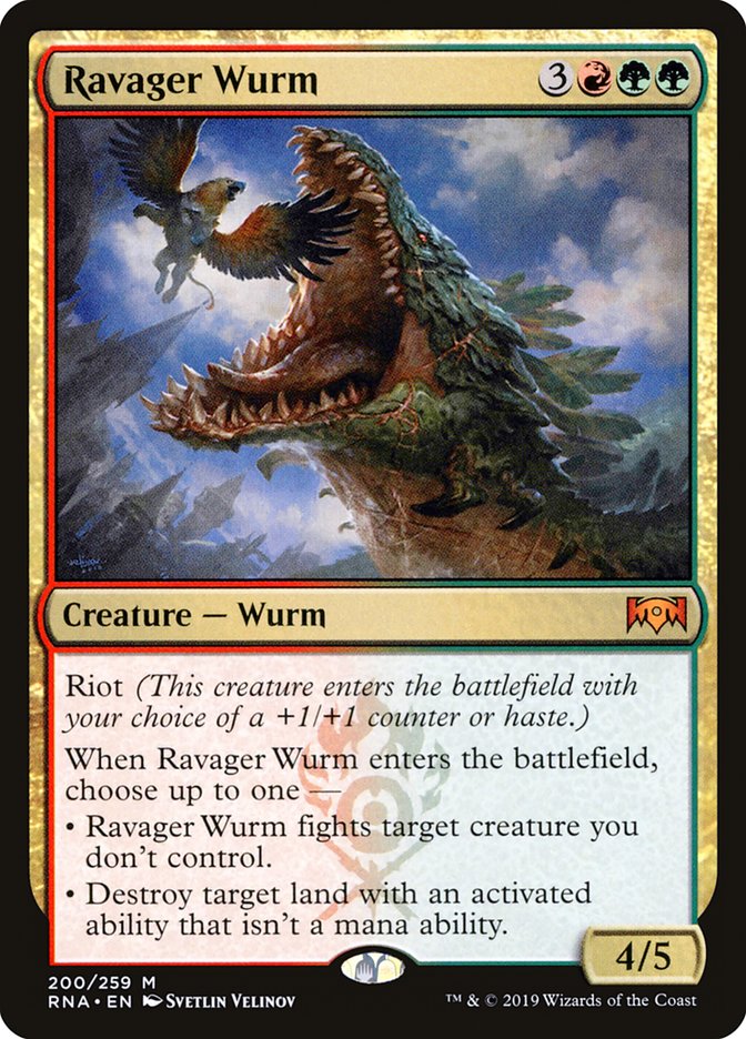 Ravager Wurm [Ravnica Allegiance] | Devastation Store