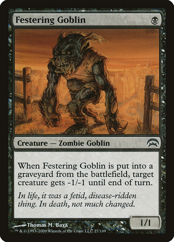 Festering Goblin [Planechase] | Devastation Store