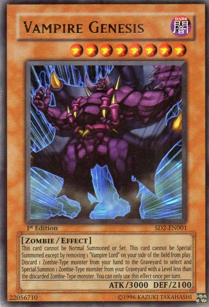 Vampire Genesis [SD2-EN001] Ultra Rare | Devastation Store