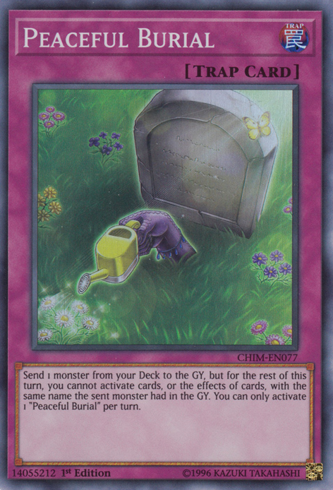 Peaceful Burial [CHIM-EN077] Super Rare | Devastation Store