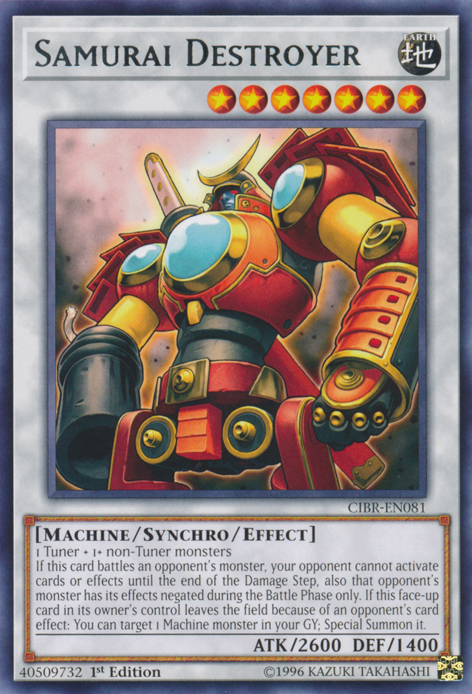 Samurai Destroyer [CIBR-EN081] Rare | Devastation Store