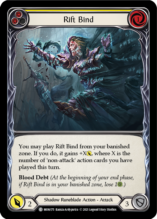 Rift Bind (Yellow) [MON175] 1st Edition Normal - Devastation Store | Devastation Store