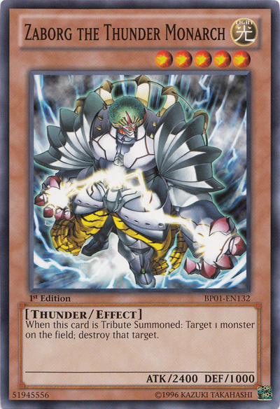 Zaborg the Thunder Monarch [BP01-EN132] Common | Devastation Store