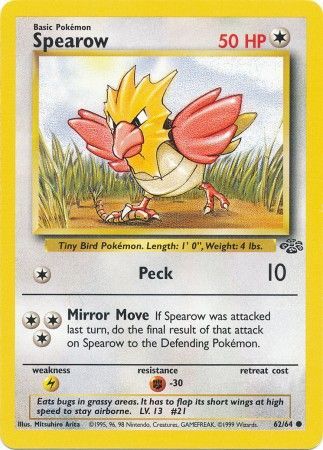 Spearow (62/64) [Jungle Unlimited] | Devastation Store