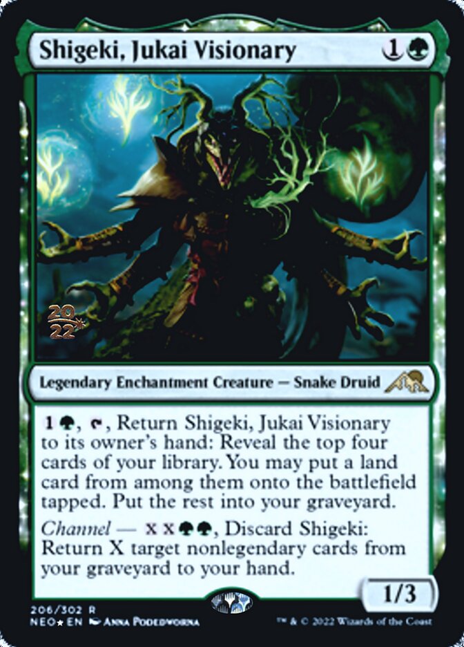 Shigeki, Jukai Visionary [Kamigawa: Neon Dynasty Prerelease Promos] | Devastation Store