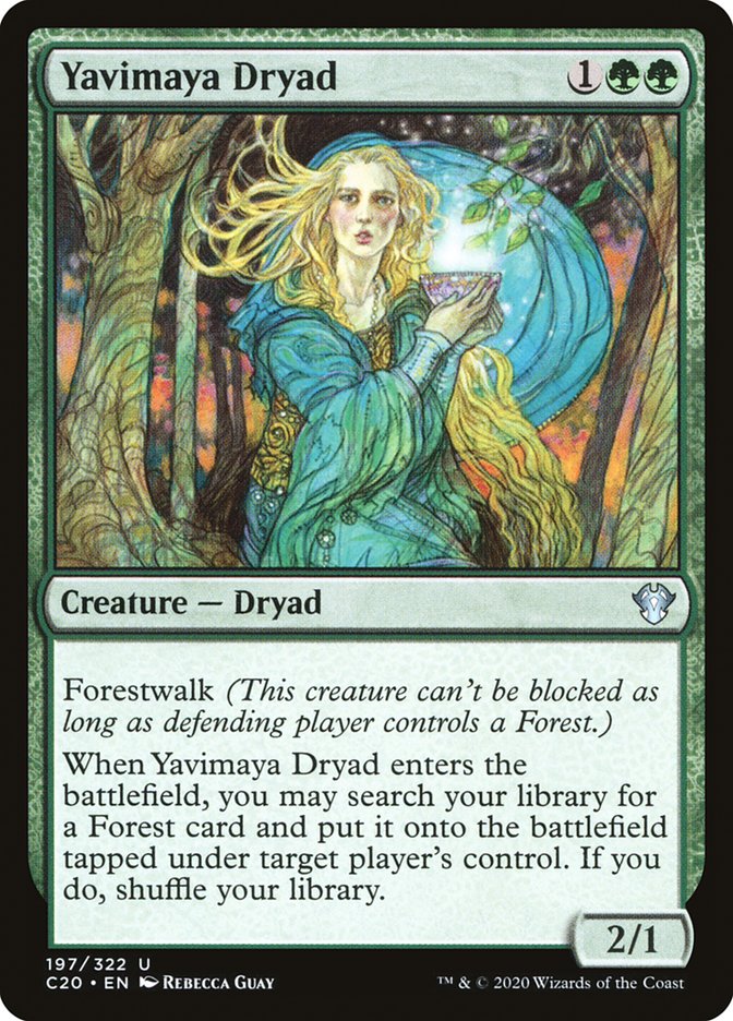 Yavimaya Dryad [Commander 2020] | Devastation Store