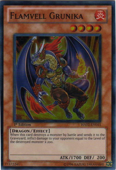 Flamvell Grunika [HA02-EN015] Super Rare | Devastation Store