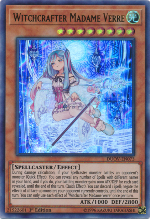 Witchcrafter Madame Verre [DUOV-EN073] Ultra Rare | Devastation Store