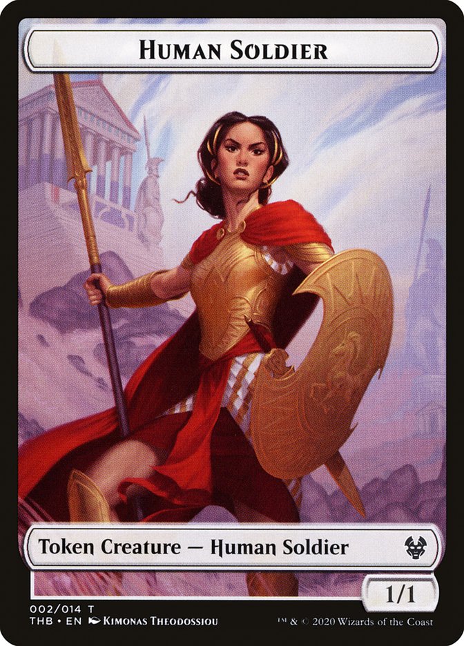 Human Soldier [Theros Beyond Death Tokens] | Devastation Store