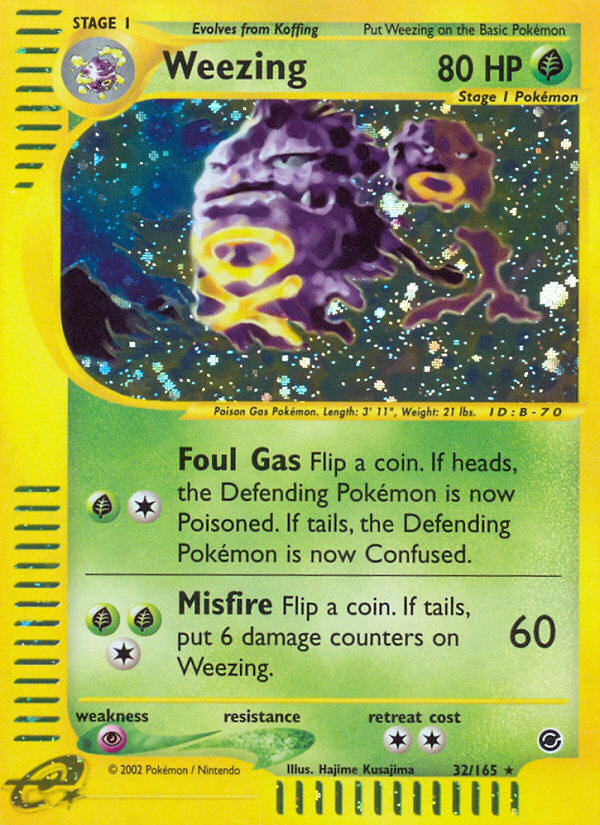 Weezing (32/165) [Expedition: Base Set] | Devastation Store