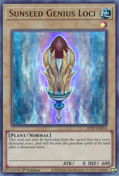Sunseed Genius Loci [GFTP-EN014] Ultra Rare | Devastation Store