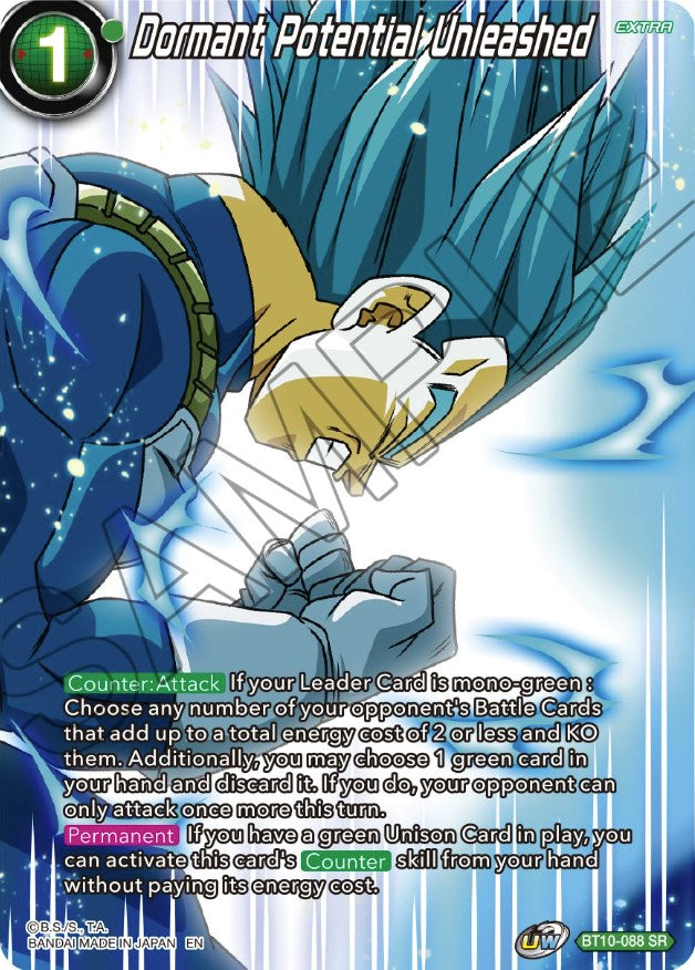 Dormant Potential Unleashed (BT10-088) [Theme Selection: History of Vegeta] | Devastation Store