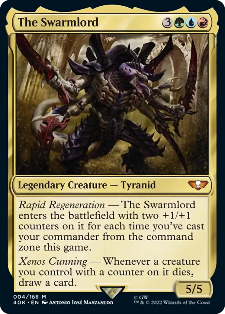 The Swarmlord (Surge Foil) [Universes Beyond: Warhammer 40,000] | Devastation Store