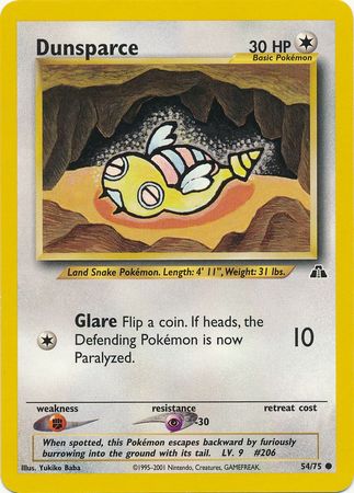 Dunsparce (54/75) [Neo Discovery Unlimited] | Devastation Store