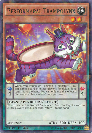 Performapal Trampolynx [SP15-EN021] Shatterfoil Rare | Devastation Store