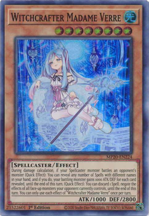 Witchcrafter Madame Verre [MP20-EN224] Super Rare | Devastation Store