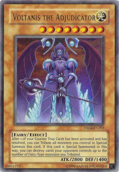 Voltanis the Adjudicator [DR04-EN203] Ultra Rare | Devastation Store