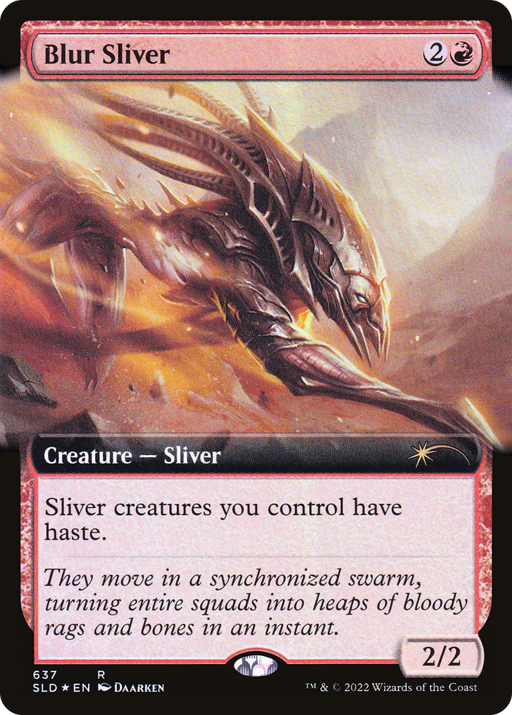 Blur Sliver (Extended Art) [Secret Lair Drop Promos] | Devastation Store