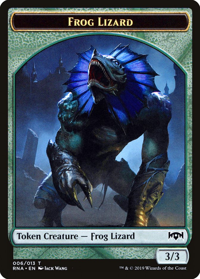 Frog Lizard [Ravnica Allegiance Tokens] | Devastation Store