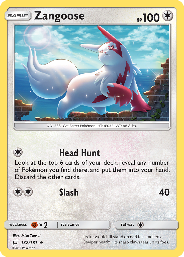 Zangoose (132/181) [Sun & Moon: Team Up] | Devastation Store