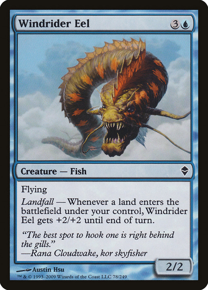 Windrider Eel [Zendikar] | Devastation Store