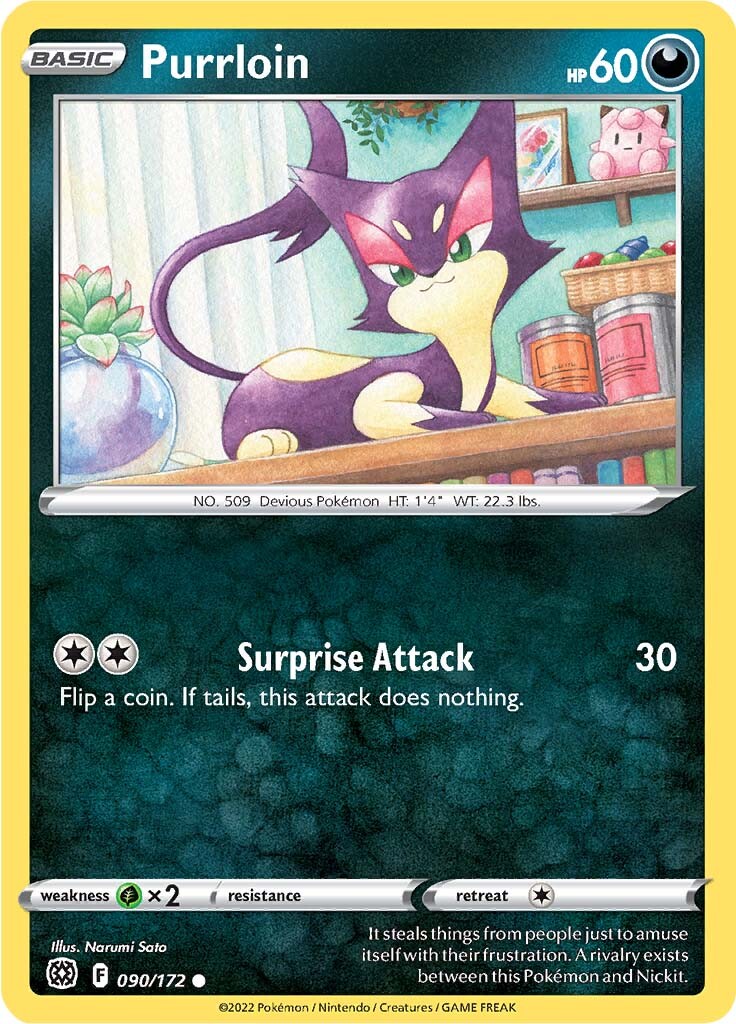 Purrloin (090/172) [Sword & Shield: Brilliant Stars] | Devastation Store