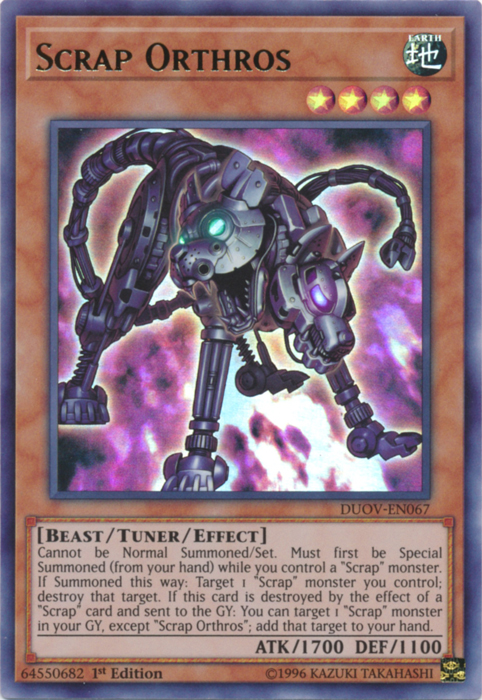 Scrap Orthros [DUOV-EN067] Ultra Rare | Devastation Store