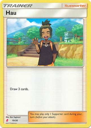 Hau (19/30) [Sun & Moon: Trainer Kit - Lycanroc] | Devastation Store