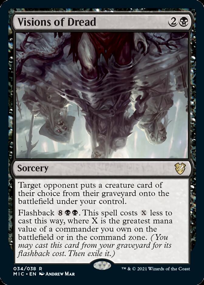 Visions of Dread [Innistrad: Midnight Hunt Commander] | Devastation Store