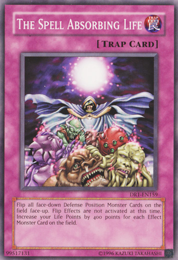 The Spell Absorbing Life [DR1-EN159] Common | Devastation Store