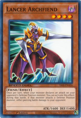 Lancer Archfiend [SS05-ENA16] Common | Devastation Store