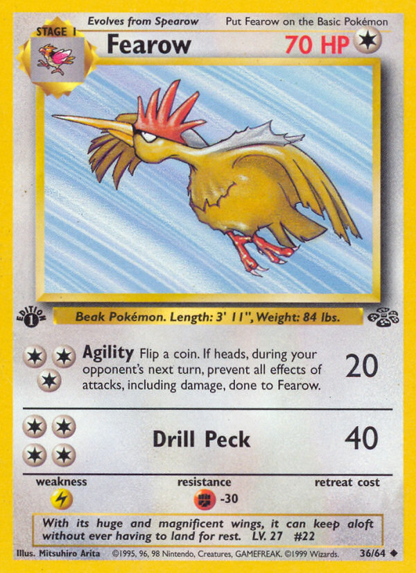 Fearow (36/64) [Jungle 1st Edition] | Devastation Store