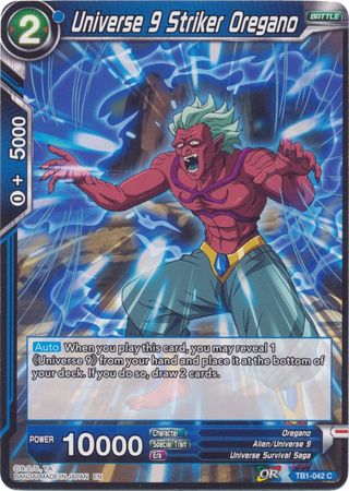 Universe 9 Striker Oregano (Reprint) (TB1-042) [Battle Evolution Booster] | Devastation Store