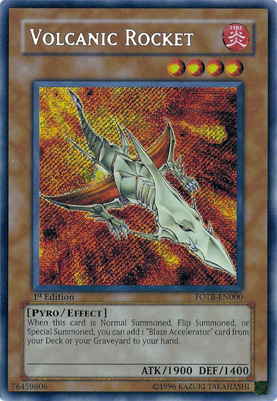 Volcanic Rocket [FOTB-EN000] Secret Rare | Devastation Store